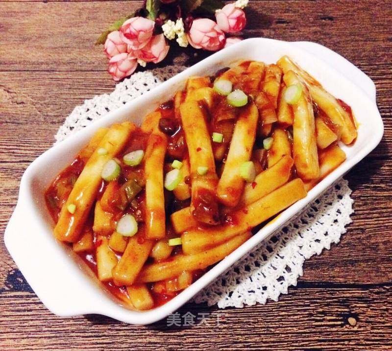 郫县豆瓣炒年糕的做法
