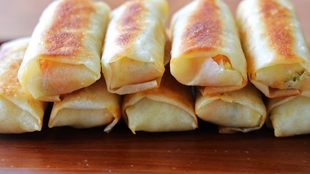 春卷夹豆腐串的做法视频