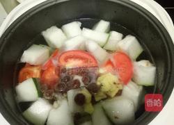 冬瓜虾米番茄汤的做法