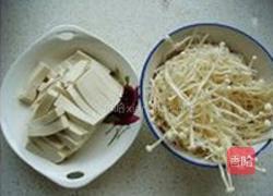 虾米豆腐金针菇汤的做法