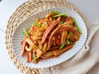 素小炒千叶豆腐的做法