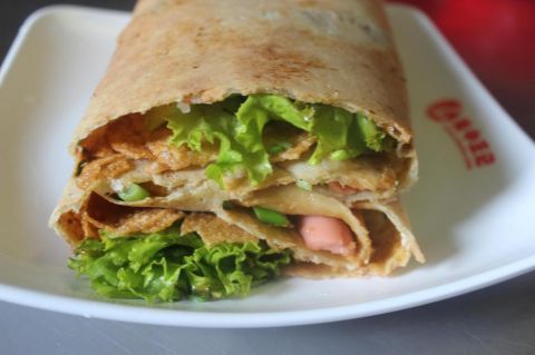 在家做杂粮煎饼的做法