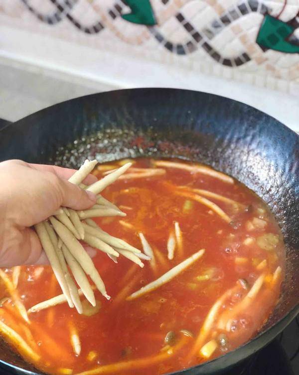 酸汤莜面鱼鱼的商用做法
