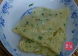 鸡蛋花煎饼做法