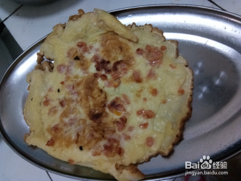 鸡蛋花煎饼做法