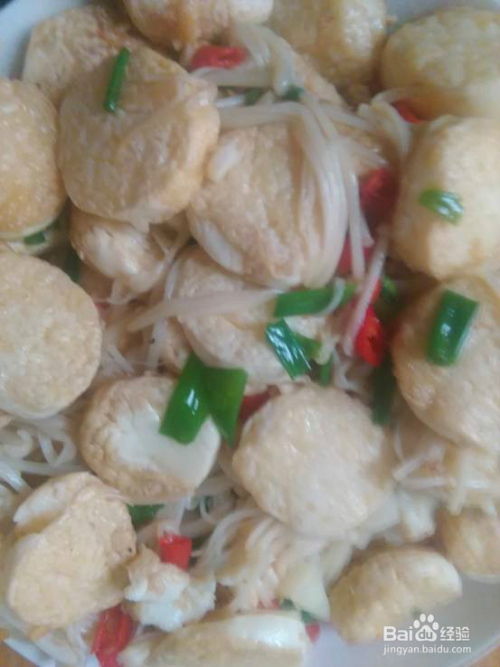 豆腐金针菇大头菜的做法