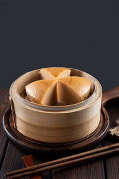 正宗红糖松糕的做法