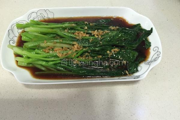 白灼菜心的做法大全