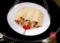 牙签豆腐皮包肉的做法