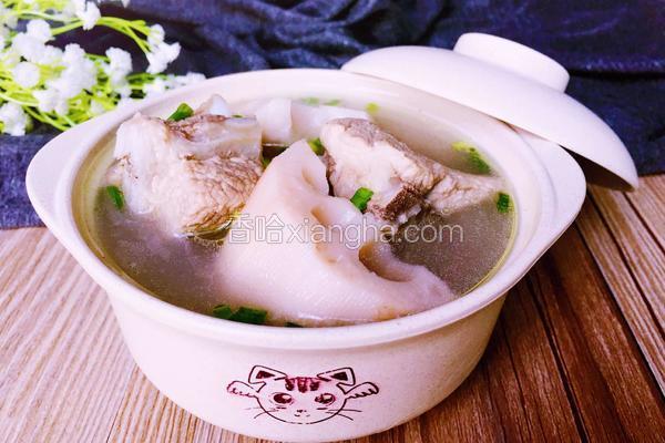 莲藕鸭头汤的做法视频