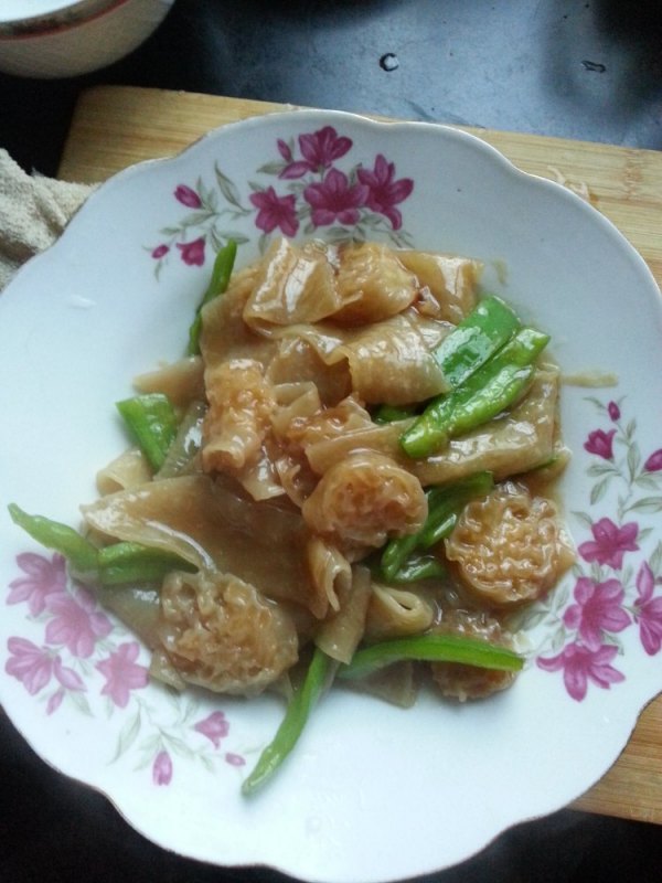 皮冻豆腐的做法