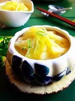 白菜丝瓜土豆汤的做法