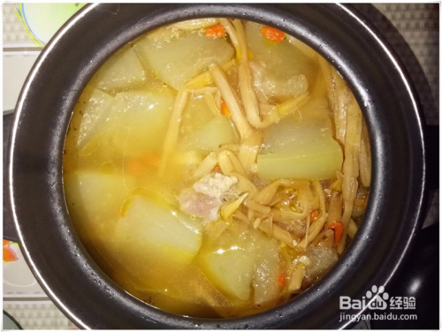 冬瓜炖排骨大虾的做法