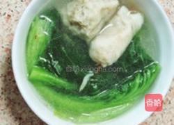 青菜鱼籽汤的做法
