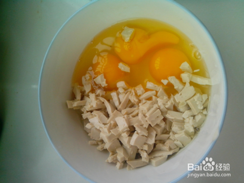 豆腐结鸡蛋家常做法