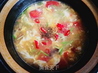 蛋花面筋汤的做法