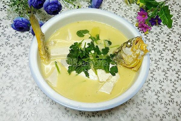 黄鱼豆腐鸡蛋汤的做法