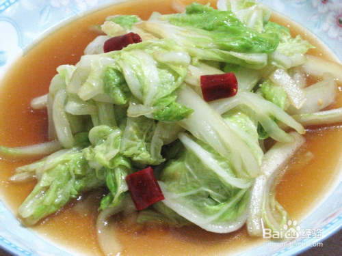 糖醋白菜炖豆腐的做法