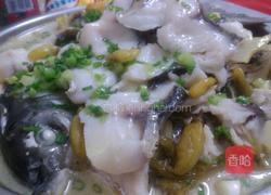 酸菜煮肚腩鱼的做法