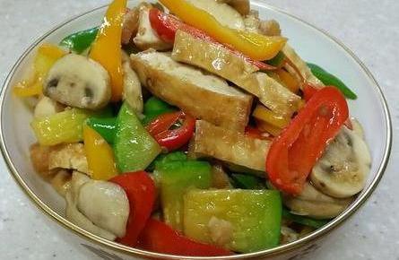西葫芦豆腐牛肉丝，营养满分的家常美食