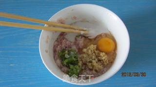 蒸肉末圆子汤的做法