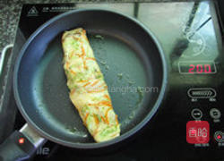 青椒奶酪鸡蛋饼的做法