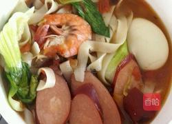 鸡蛋盖海鲜做法