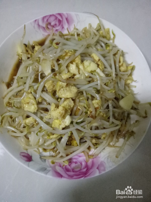 连云港豆芽炒鸡蛋做法