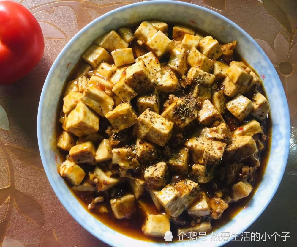辣椒面和白豆腐的做法