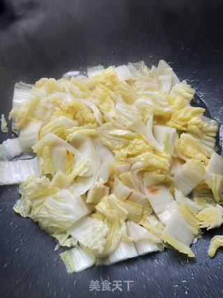 家常美食之虾皮火腿白菜烧豆腐，鲜美口感，营养满分