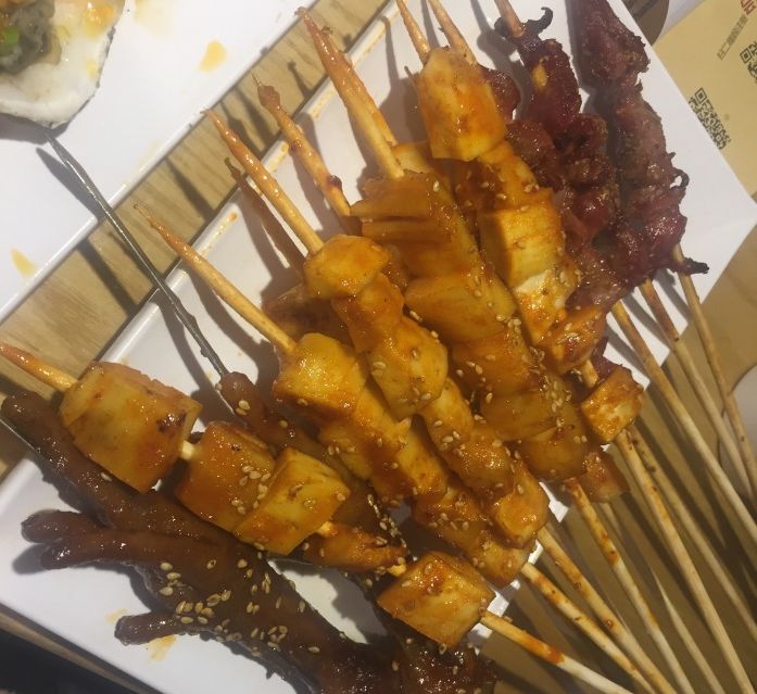 烤尖椒排骨串的做法