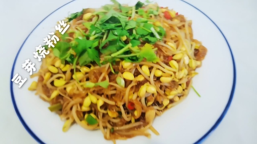 豆芽粉丝炸豆腐丝，家常美食的魅力与做法解析