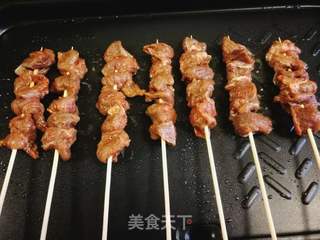烤尖椒排骨串的做法