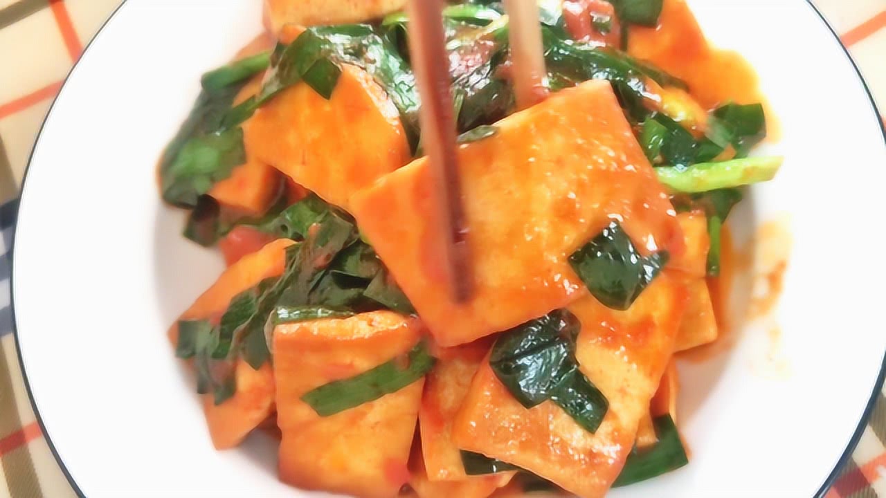 煎豆腐的家常做法加番茄