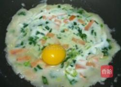 乳酪鸡蛋饼的做法