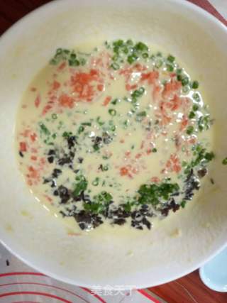 鸡蛋和素菜饼的做法