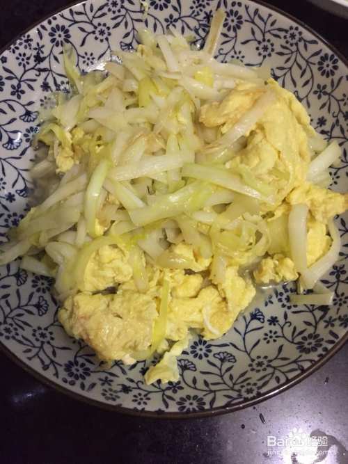 鲜粉皮韭菜炒鸡蛋做法