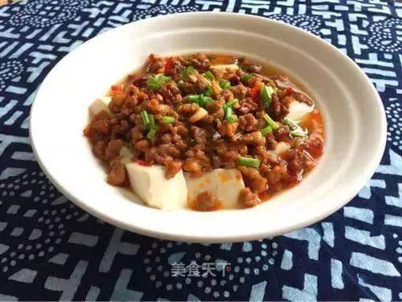 木耳粉丝肉末豆腐，家常美食的鲜美秘诀