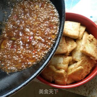 浇汁豆腐的做法调料