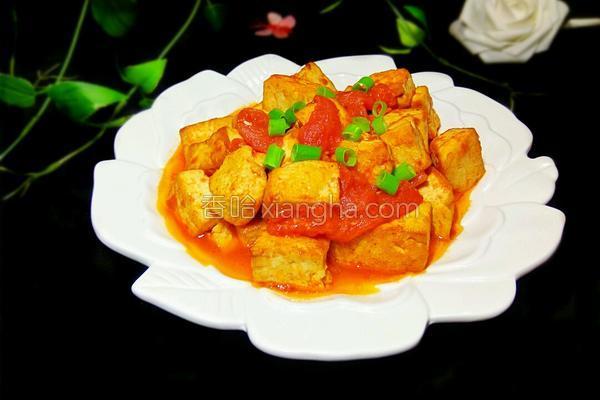 东北豆腐炒西红柿的做法