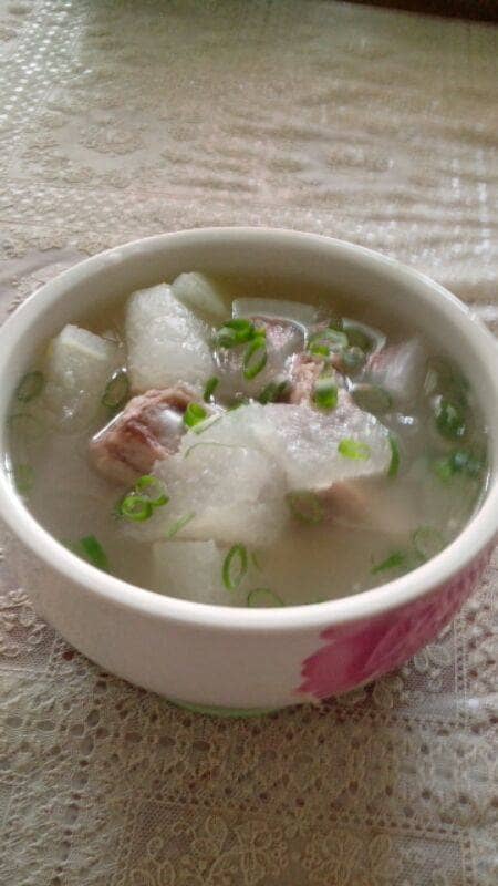 排骨绿汤的家常做法