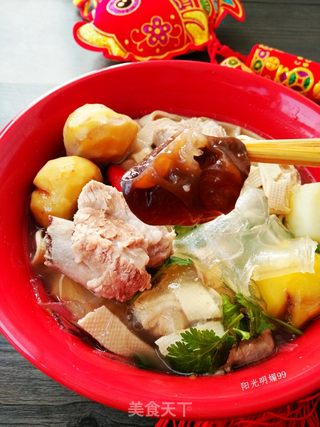 排骨炖菜，家常美食中的滋补佳品