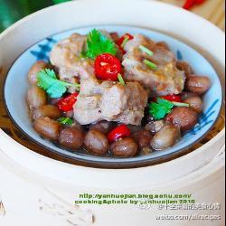 家常豆腐乳蒸排骨的做法