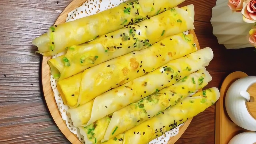 不和面的鸡蛋饼做法