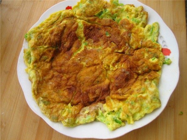 鸡蛋青椒煎饼做法
