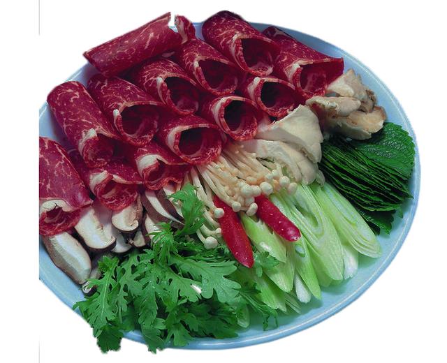 羊肉菌汤火锅的做法