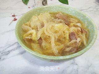 淮山粉条汤的做法
