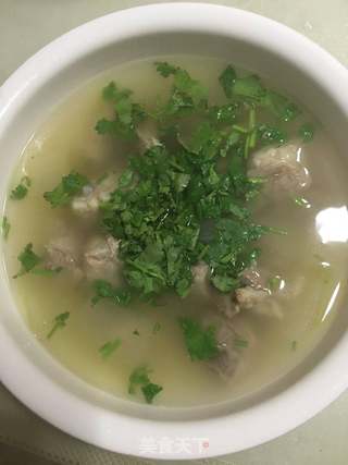 蒜泥排骨加冬瓜汤的做法