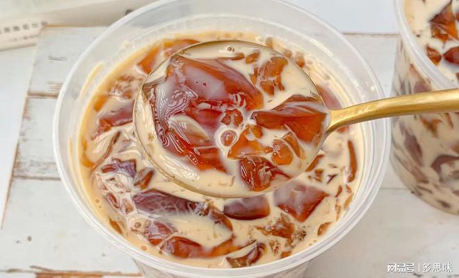 奶茶白凉粉，夏日解渴神器，轻松自制美味甜品