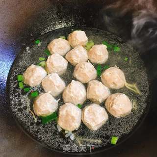 青菜牛丸汤的做法